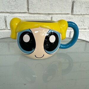 The Powerpuff Girls Bubbles 3DFigural Head Cartoon Network 20oz Coffee Mug Cup